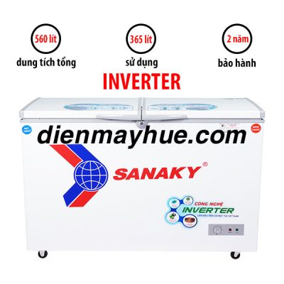 Tủ đông mát Sanaky inverter 2 ngăn VH-5699W3