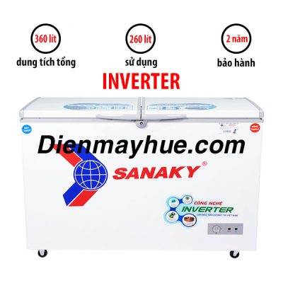 Tủ đông mát Sanaky Inverter 260 Lít VH-3699W3