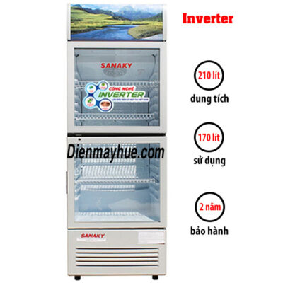 Tủ Mát Sanaky Inverter 170 Lít VH-218W3L